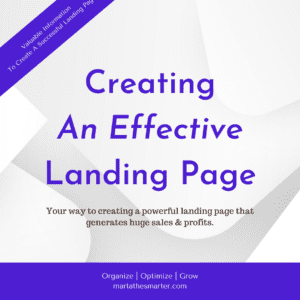 Creating An Effective Landing Page