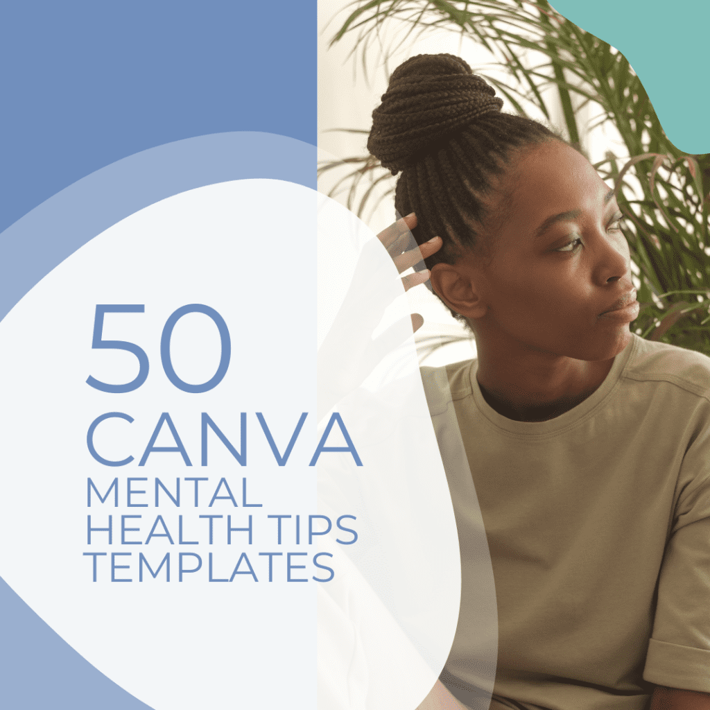 Mental Health Tips Canva Templates