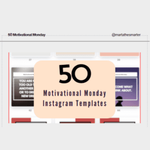 50 Motivational Monday Instagram Templates