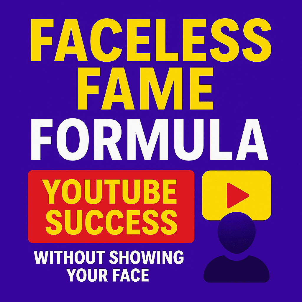 Faceless Fame Formula: YouTube Success Without Showing Your Face