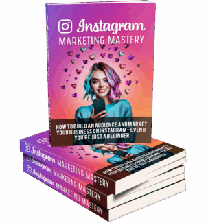 Instagram Marketing Mastery - book stack