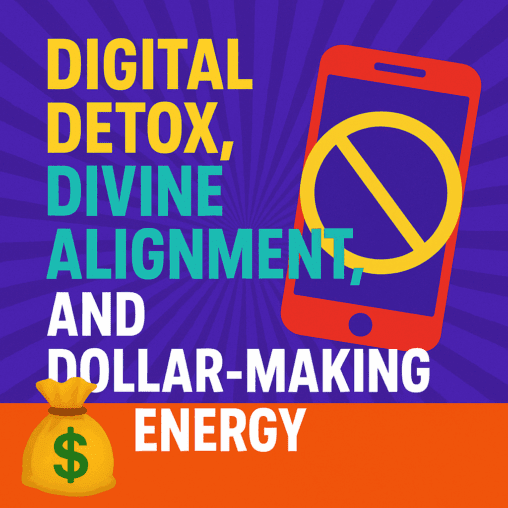 Digital Detox, Divine Alignment, and Dollar-Making Energy