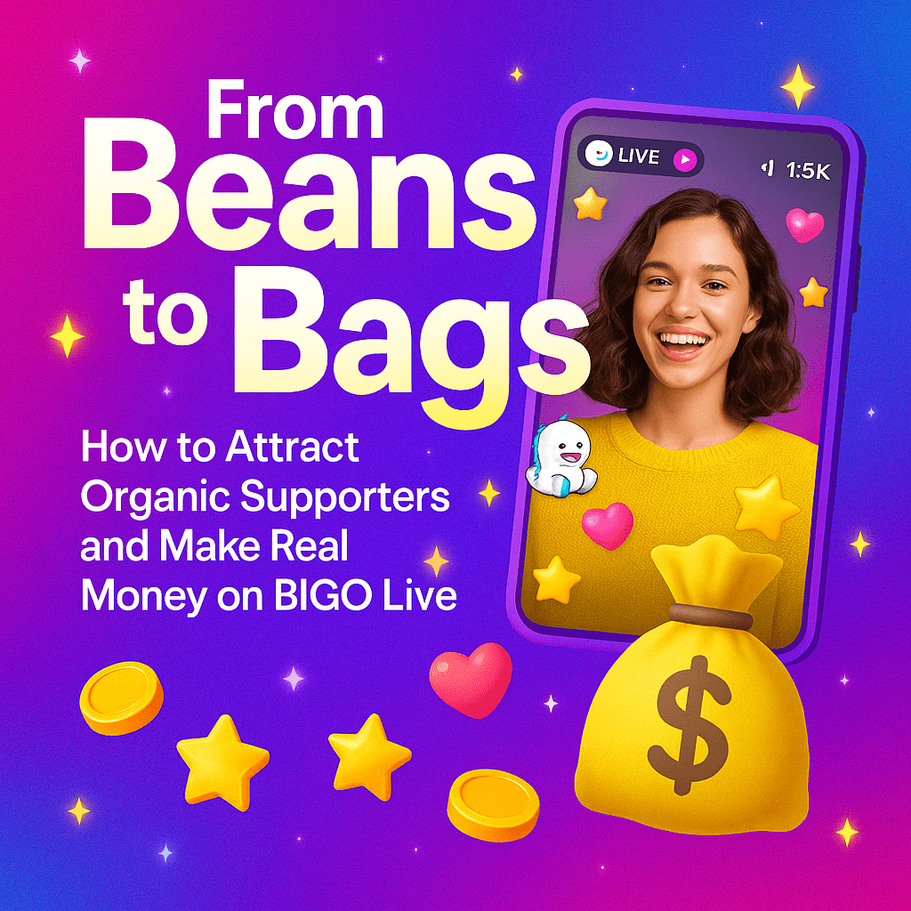 9 Creative & Lucrative Ways to Get Organic Supporters on BIGO Live