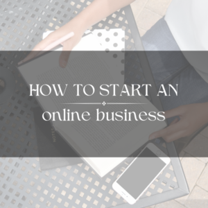 How To Start An Online Business cover